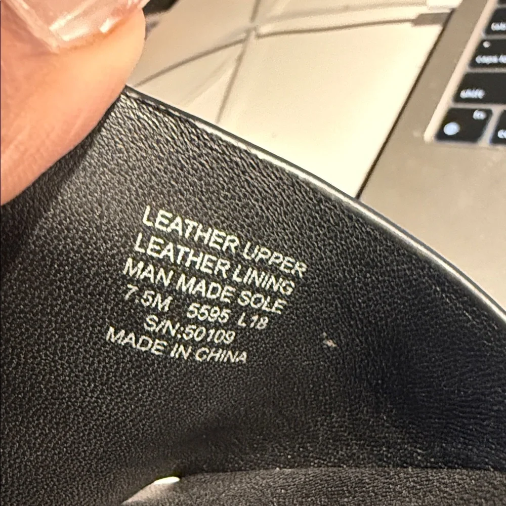 Tory Burch Black Slide Sandals Women’s Size 7.5 Excellent Pre-Owned Condition - Picture 5 of 5